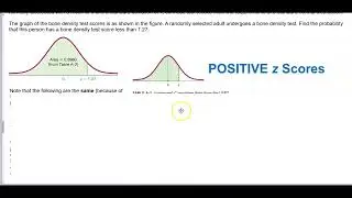 Math 14 6.1 Example 3: Bone Density Test (Using Table A-2)