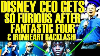 Disney CEO LOSES IT After Fantastic Four Criticism! & Ironheart BACKLASH! Marvel Does DAMAGE CONTROL