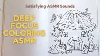 Watch Me Color Slowly ASMR (Very Relaxing) | Satisfying Coloring ASMR