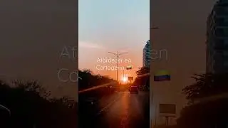 Sunset in Cartagena 🔥🇨🇴 #shorts #cartagena #colombia #viajando #suramerica #viajes #alextrips #us