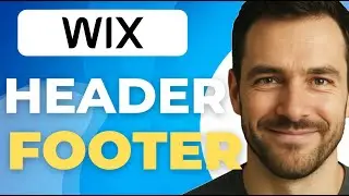 Как настроить верхний и нижний колонтитулы Wix 2025 шаг за шагом