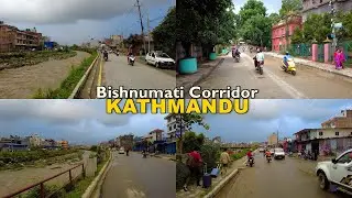 Bishnumati Corridor KATHMANDU LIVE Roads Condition 4k🇳🇵 - Balaju to Shobha Bhagawati July, 2023