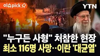 [이슈픽] '대규모 유혈사태' 번진 이란…사망자 최소 116명 집계 / YTN