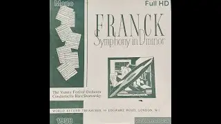 Franck Symphony in D Minor Vienna Festival Orchestra Hans Swarowsky Conductor 1958 Vinyl HD Audio
