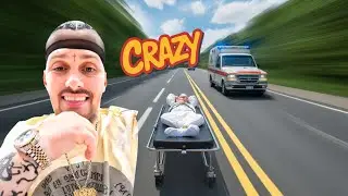 [HORROR] Escaped Patient Stops Interstate Traffic to Flag Down Ambulance