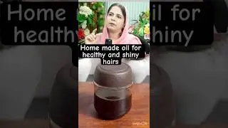 Homemade Oil for Shiny & Black Hair by Naeema Apa #shorts #haircare #homemade