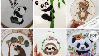 Part 3 Creative Animal Hand Embroidery Design 2025 | Unique & Adorable Thread Art for Clothes