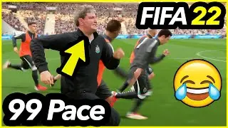 FIFA 22 - Steve Bruce HAS 99 PACE! - NEW Penalty Shootout Winners Cinematic