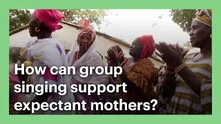 How can group singing support expectant mothers?