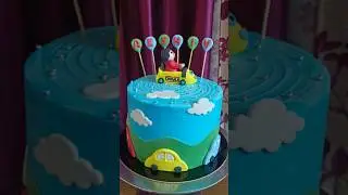 🚘Car Theme Bday Cake for Kids #cake #cakedesign #shortsfeed #viralshorts #trendingshorts #ytshorts
