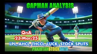 CAPMAN ANALYSIS - Gupshup QnA 23-Mar-25 #LPL #AHCL #THCCL #LUCK #STOCKSPLITS #psx #kse