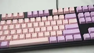 Cleaning my old keyboard! And installing my new Bright Lilac PBT Doubleshot Ducky keycaps!