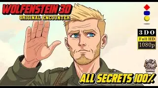 Wolfenstein 3D Original Encounter Longplay/Guide/walkthrough [3DO]  All Secrets 100%
