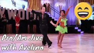 Open Gold Pro/Am Latin Dancesport Championships Jive Avelina and Krasi