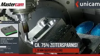 Mastercam Dynamic Motion Kreissegmentfräsen mit Emuge Fräsern / Circle segment milling