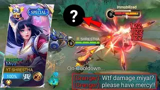 TOP GLOBAL MIYA BEST BUILD AND ROTATION TO COUNTER GRANGER!! ENEMIES GOT DESTROYED!?(must watch)