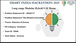 sih-70646 | SIH25117 Student Innovation: Long- range modular Hybrid&nbsp;UAV