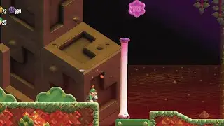 Crouching High Jump 1: Badge Trial! All Purple Coins 100% Walkthrough *Super Mario Bros Wonder*