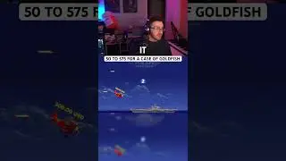 50 TO 575 FOR A CASE OF GOLDFISH #kick #plane #pilot #shorts
