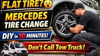 Easy Step-by-Step DIY Guide on how to change tyres| How to Change Tires on a Mercedes 🚗 