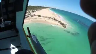 Surf Life Saving WA Westpac Lifesaver Rescue Helicopter - shark spotting at Yanchep