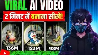 Instagram Viral Motu Patlu AI Horror Video Kaise Banaye FREE | Old Cartoon Torch video Editing