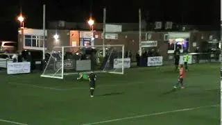 Boro's First Penalty. Izak Reid Checking The Goal Post Stability.