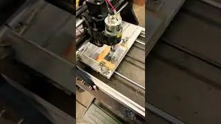 Wood cnc router, Vevor 3018 pro on aluminum #cncrouterwoodworking