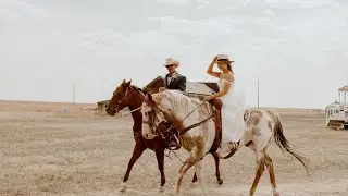 Bride Rides Horse to Ceremony | Colorado Wedding | Sonder Films