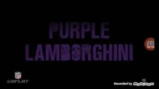 Adrian Peterson NFL Mix - Purple Lamborghini