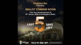 Final 5 Days to Qualify for the 2026 Ballot | Kingdom Valley Chakri