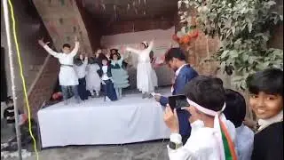 Kids dance (Class Nur & L.K.G) on Republic Day (2025-26) in M.A.D.K.W Junior High School