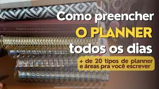PLANNER COMO PREENCHER Dicas para usar o seu planner parado MAIS DE 20 IDEIAS pra voc&ecirc; usar planner