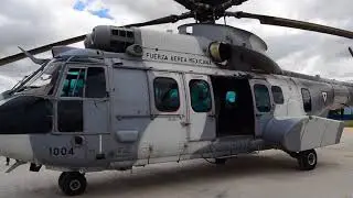 Helicóptero EC 725 Super Cougar de la Fuerza Aérea Mexicana