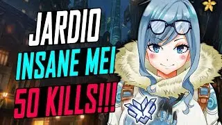 [RANK 1] JARDIO BEST MEI IN THE WORLD! 50 KILLS! [ OVERWATCH SEASON 6 TOP 500 ]