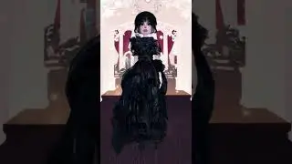 This Walk Trend as Wednesday Addams In Dress To Impress #dresstoimpress #roblox #dti