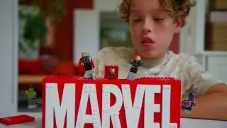 ⚡️ Bygg Marvel-logoen! LEGO Super Heroes 76313 &ndash; Avengers Minifigurer & Action 🚀