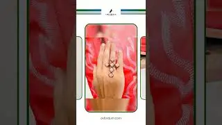 Diamond Pink Conch Cross Ring