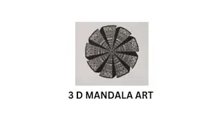 3 D MANDALA ART 🎨