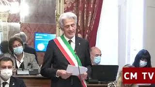 Primo consiglio comunale della nuova giunta del Comune di Macerata