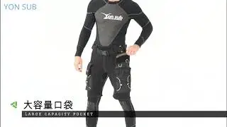 Yon Sub 3MM Tech Diving Wetsuit Shorts with Pockets