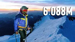 Climbing Huayna Potosi, Bolivia  (6,088m)
