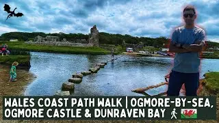 WALES Coast Path Walk | Ogmore-By-Sea, Ogmore Castle & Dunraven Bay