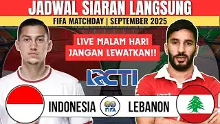LIVE! Jadwal FIFA Matchday 2025 - Indonesia vs Lebanon - Head to Head & Prediksi Skor 