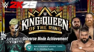 #WWE2K25 - Wrestling Royalty Achievement - King of The Ring (Universe Mode)
