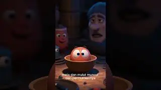 Teror Bakso Setan 😈🍜 #absurdhorror #funnyghost #hauntedfood #plottwist #shortscary #weirdhorror