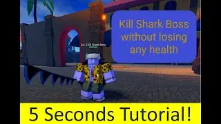 How to kill Level 120 Shark Boss in Project New World (Roblox game) without losing any health?