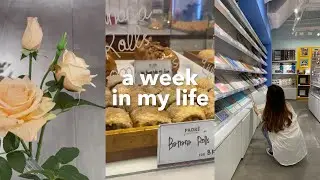 a week in my life 🥐 new part time job, bakery, watching movies, lots of foods