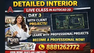 Lecture 3 Live Class Detailed Interior Class With Comparison Client Projects #chatgpt#InteriorDesign