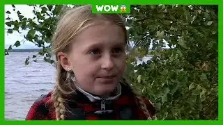 Meisje vindt 1500 jaar oud zwaard tijdens het zwemmen